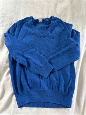 Kids  V-Neck Sweater in Royal Blue